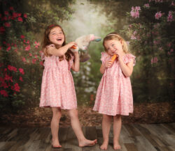 Little Girls Happy Easter